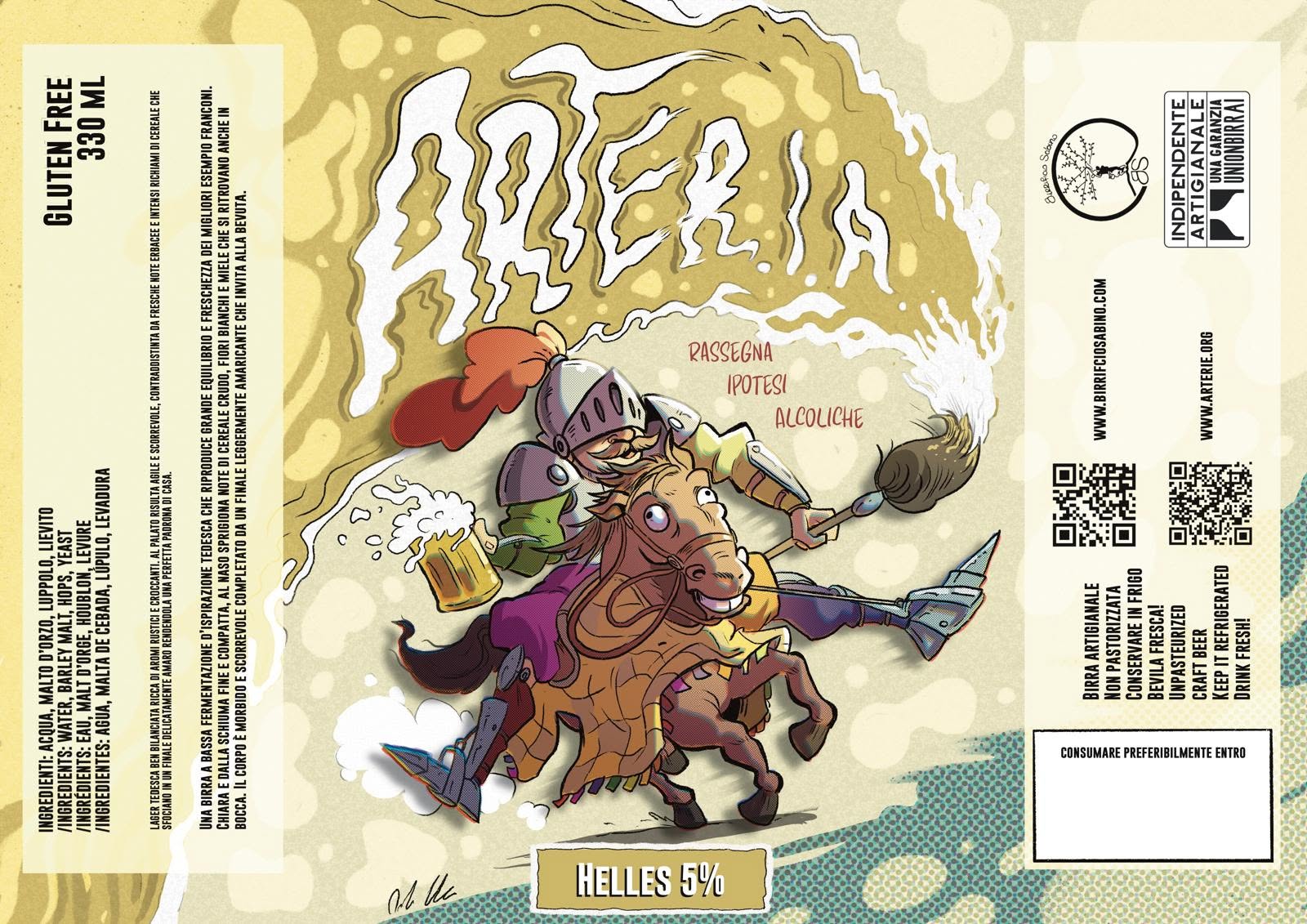 Nasce Arteria, la birra di Arterie!